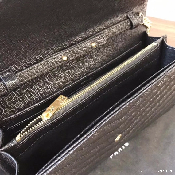 YSL CASSANDRE MATELASSÉ CHAIN WALLET 0815